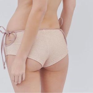 Frankie’s bikinis “Daphne” bottoms in coco cheetah